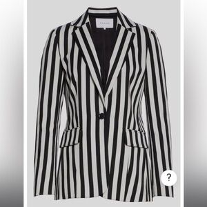Frame denim striped blazer